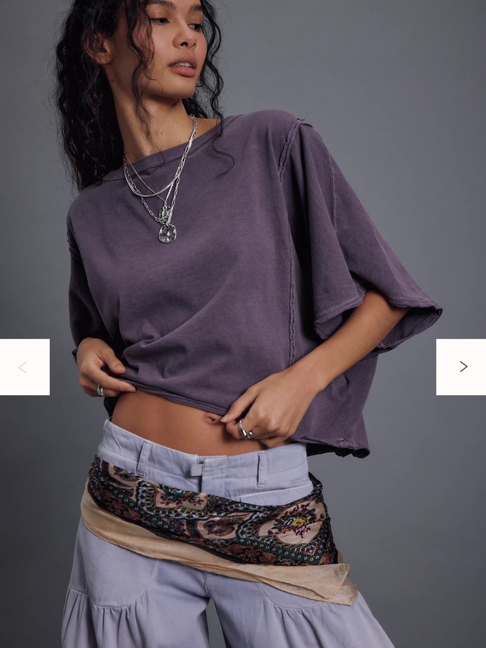 Free People plum slate batwing tee - Picture 8 of 9